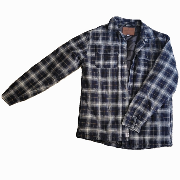 Mens Thermal Jacket Thick Lined Coat - Picture 2 of 3